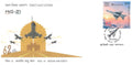 #FDC2185 (P) - MIG 21 - Indian Air Force - Place Cancellation - First Day Cover FDC - India - 08 Oct 2026