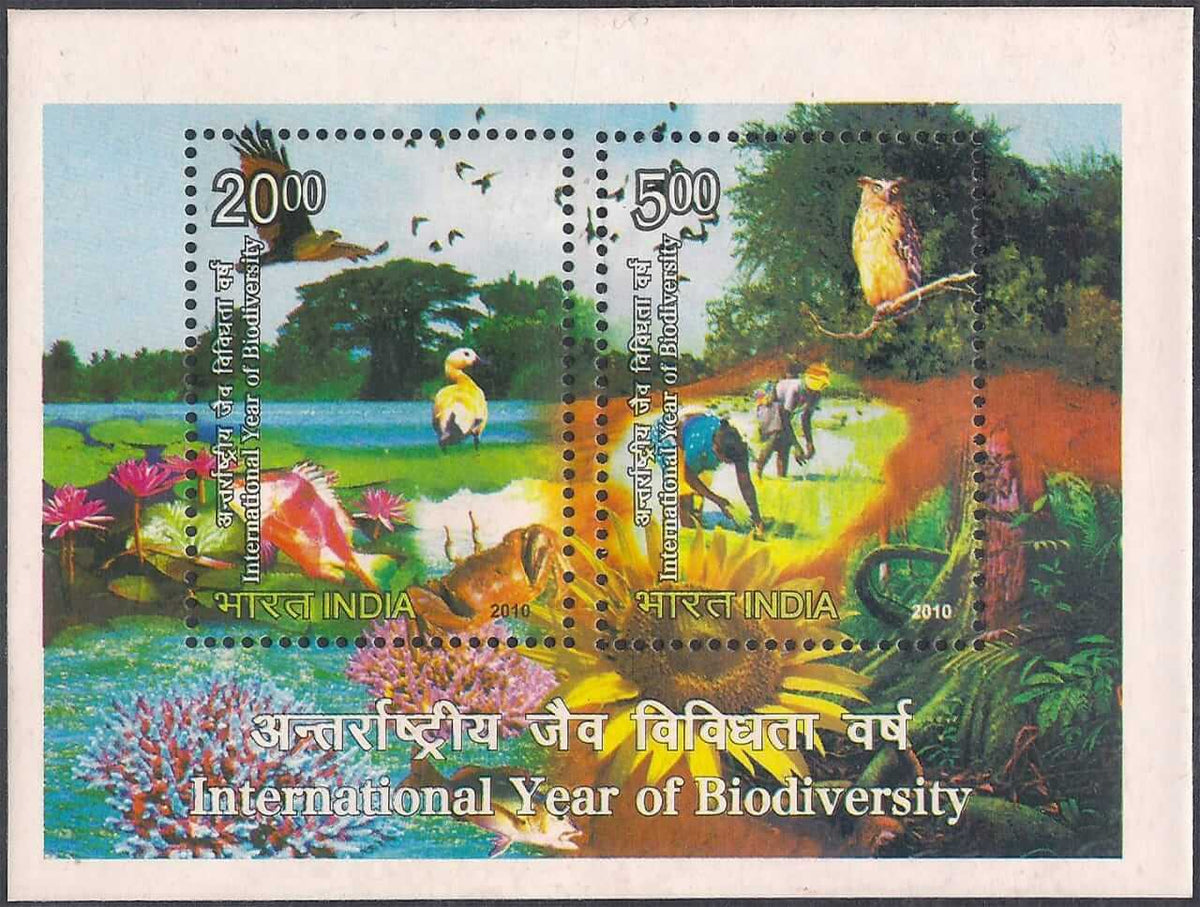 #MS83 - International Year of Biodiversity - Miniature Sheet MS - MNH - India - 05 Jun 2010