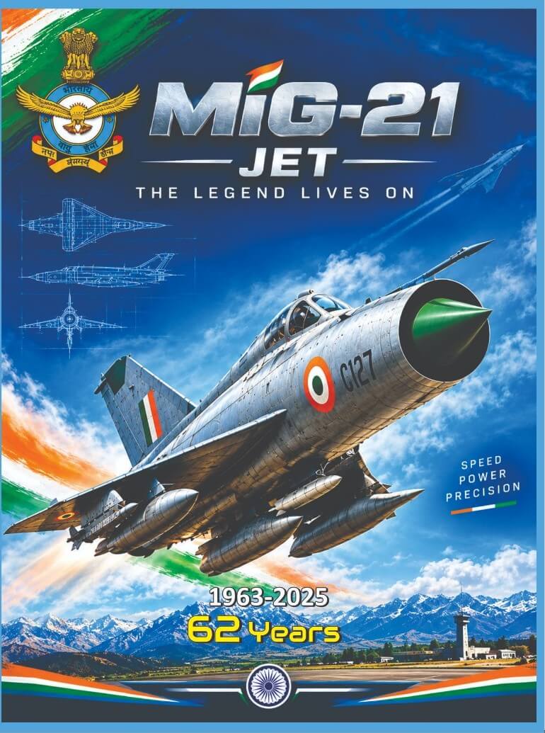 #PP38 - MIG 21 - Indian Air Force - Presentation Pack - India - 08 Oct 2026