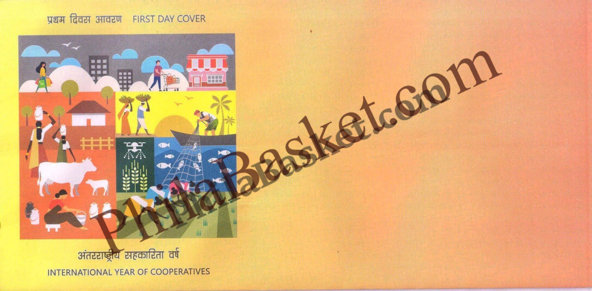 #FDC2090 - International Year of Cooperatives - First Day Cover FDC - India MNH - 25 Nov 2024