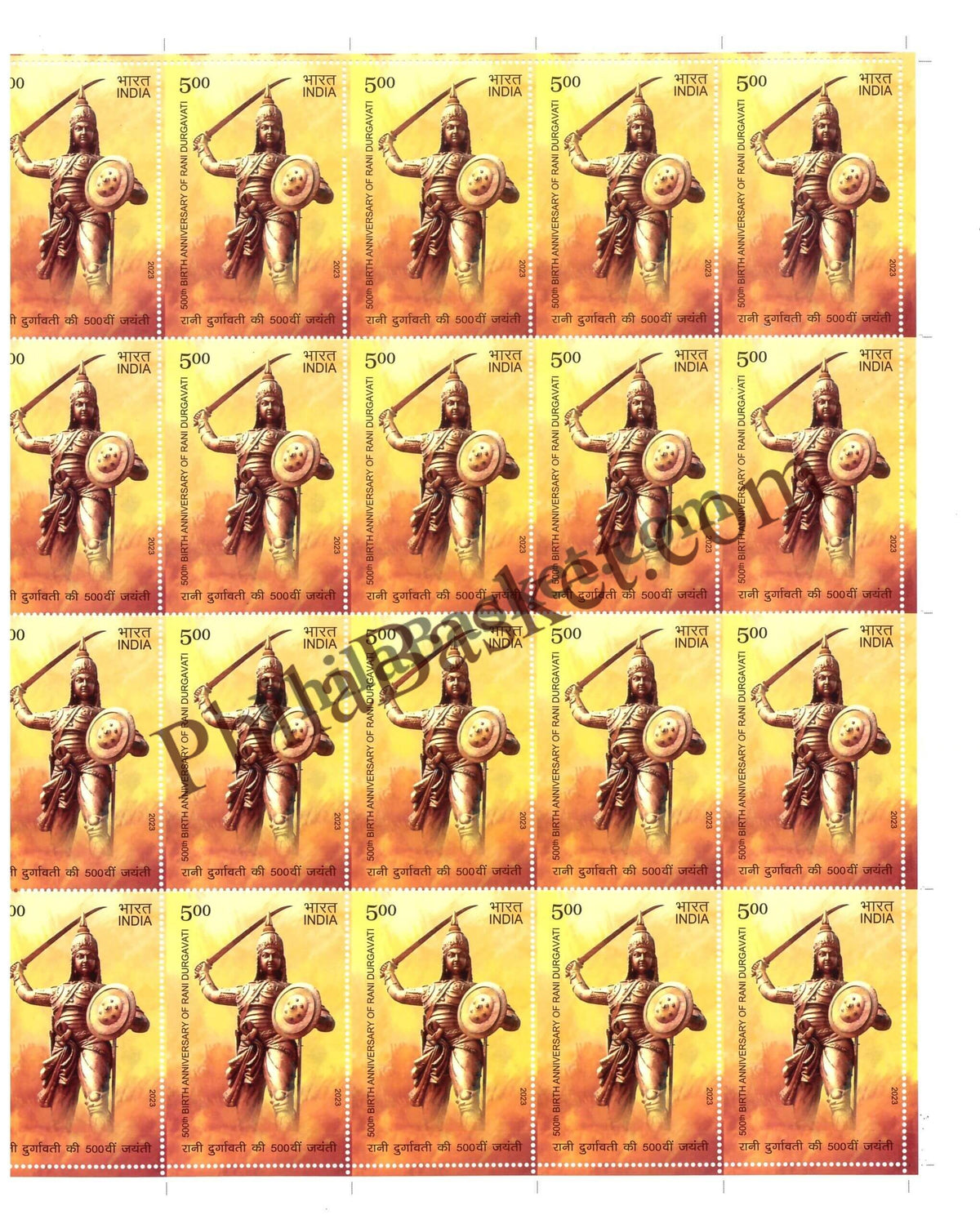 #FS2020 - Sardar Antaji Mankeshwar Gandhe - Fullsheet - India MNH - 04 Jul 2023