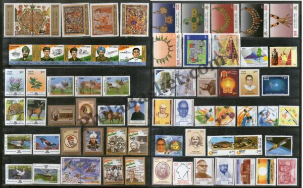 #YP53 2000 Complete Year Pack Mint MNH INDIA - Full Set (68 Stamps )