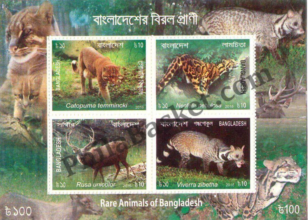 FI39 Rare Animal Of Bangadesh 2 Miniature Sheet Bangladesh 2016 Buy Bangladesh Stamps PhilaBasket.com  1200x858 ?v=1707395663